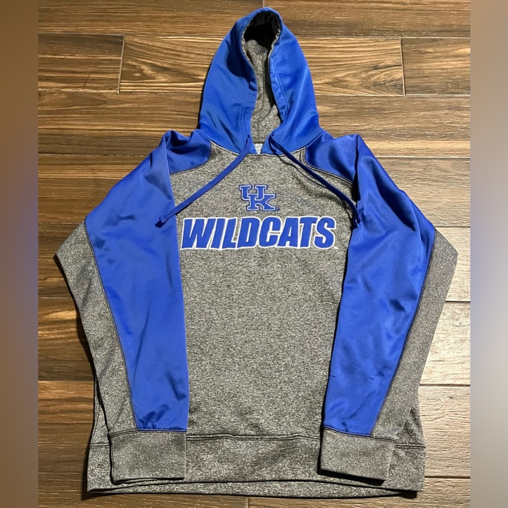 University of‎ Kentucky Wildcats Blue Gray Hoodie Sweatshirt